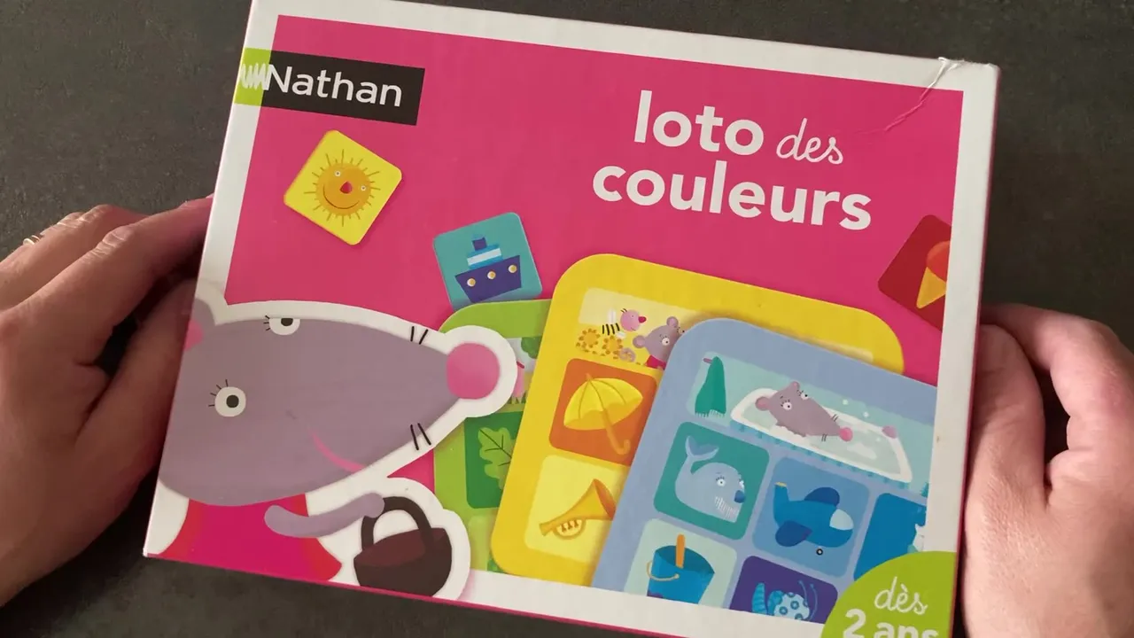 Jeux de loto apprentissage des couleurs - NATHAN - enfant bébé loisir