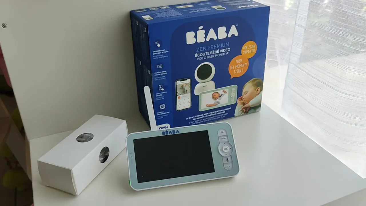 Ecoute bébé Vidéo Zen Premium BEABA, Vente en ligne de Babyphone