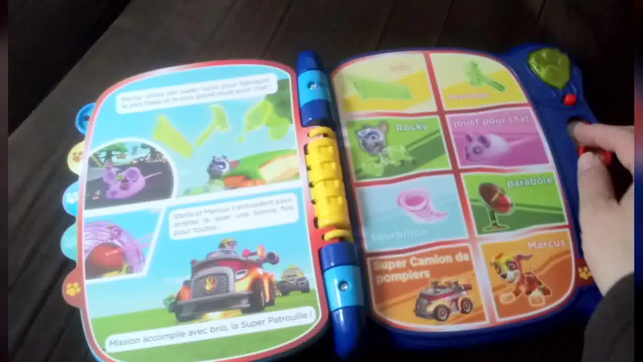 VTech - Pat Patrouille - Mon livre-jeu éducatif - Livre Enfant Parlant et  Musical / Jouet dès 3 ans – Version FR