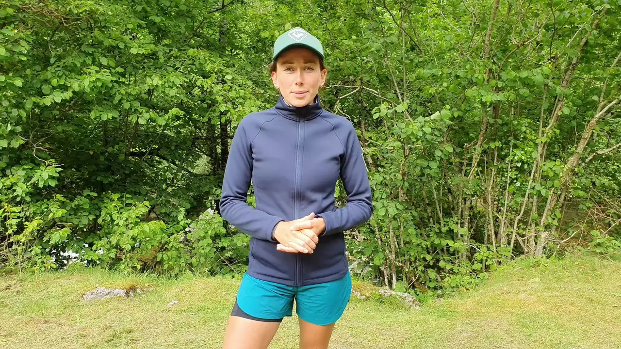 Short femme de trail-running stretch