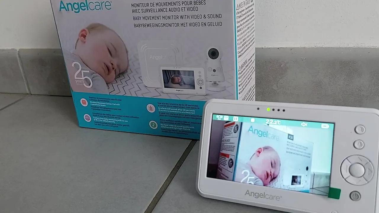 Angelcare® AC25 Babyphone video avec détecteur de mouvements