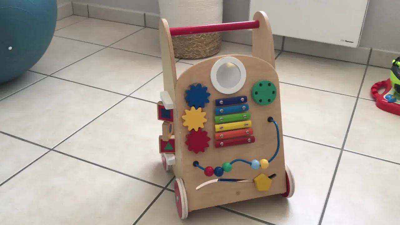 Concours Kangourou Trotteur Oxybul Bois Chariot Pousseur Avec